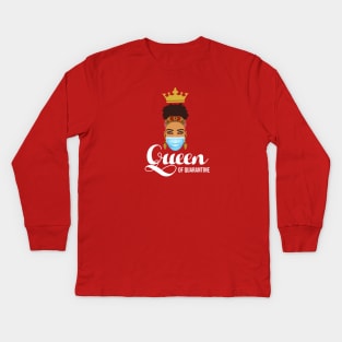 Queen of Quarantine Kids Long Sleeve T-Shirt